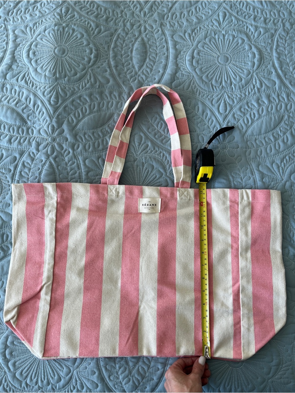 Sezane Shopping Beach Tote - Brand New - Picture 3 of 7